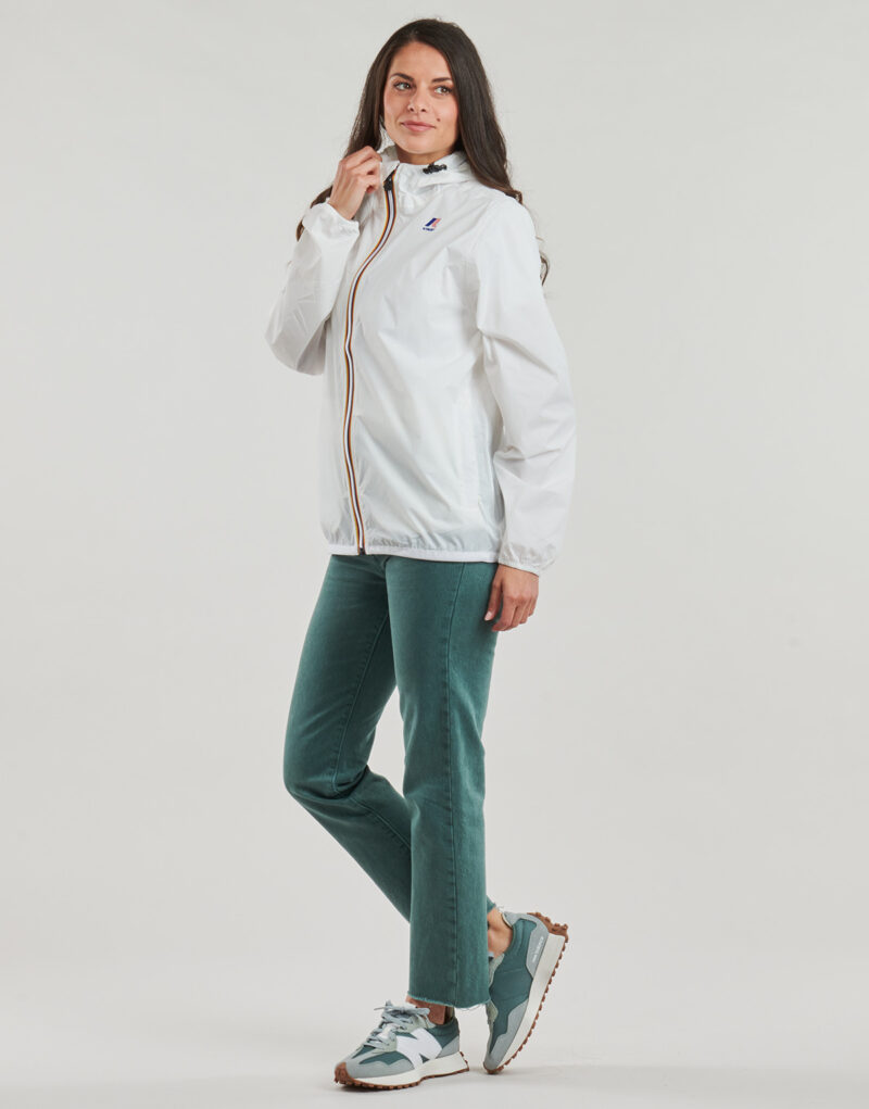 Windjacke K-Way LE VRAI 4.0 CLAUDE 100% RECYCELTES NYLON Windbreaker f&uuml;r Herren, wei&szlig; - 4