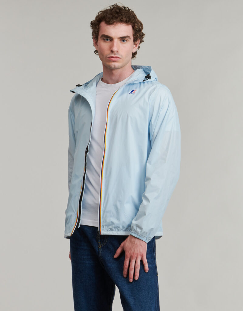 Windjacke K-Way LE VRAI 4.0 CLAUDE 100% RECYCELTES NYLON Blaue Herren-Windjacke - 3