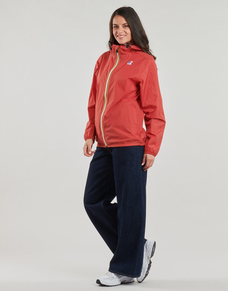 Windjacke K-Way LE VRAI 4.0 CLAUDE 100% RECYCELTES NYLON Herren-Windbreaker, rot - 3