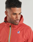 Windjacke K-Way LE VRAI 4.0 CLAUDE 100% RECYCELTES NYLON Herren-Windbreaker, rot - 5