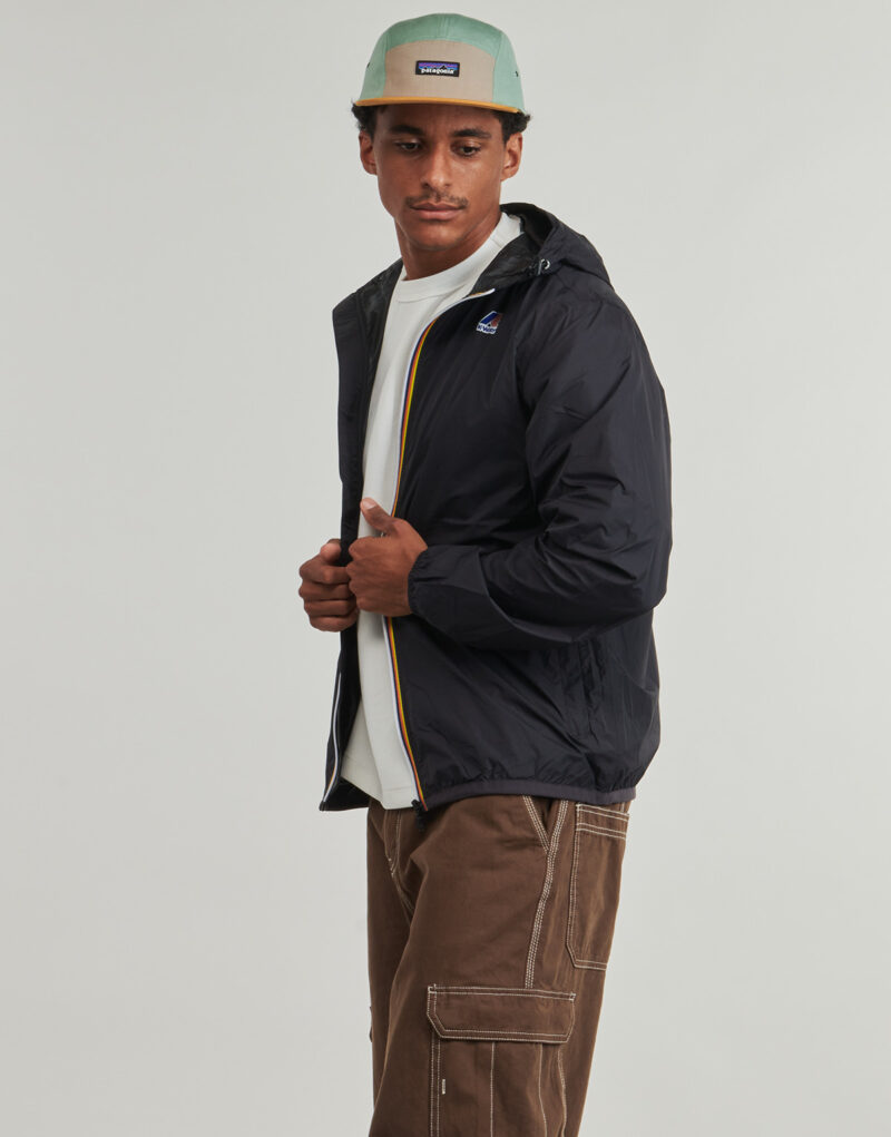 Windjacke K-Way LE VRAI 4.0 CLAUDE Schwarze Windjacke Herren - 3