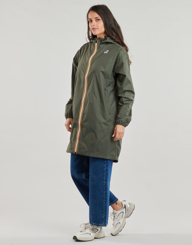Windjacke K-Way LE VRAI 4.0 EIFFEL EAST 100% NYLON RECYCELTE Khaki Herren-Windjacke - 4