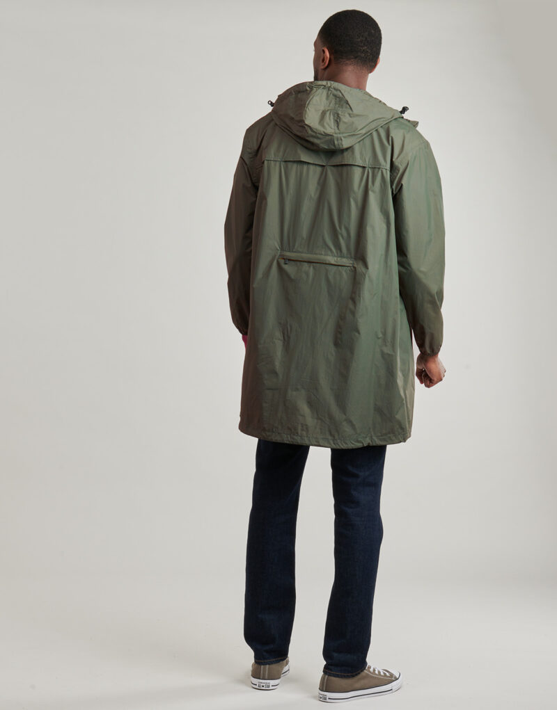 Windjacke K-Way LE VRAI 4.0 EIFFEL EAST 100% NYLON RECYCELTE Khaki Herren-Windjacke - 5