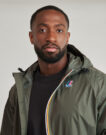Windjacke K-Way LE VRAI 4.0 EIFFEL EAST 100% NYLON RECYCELTE Khaki Herren-Windjacke - 7