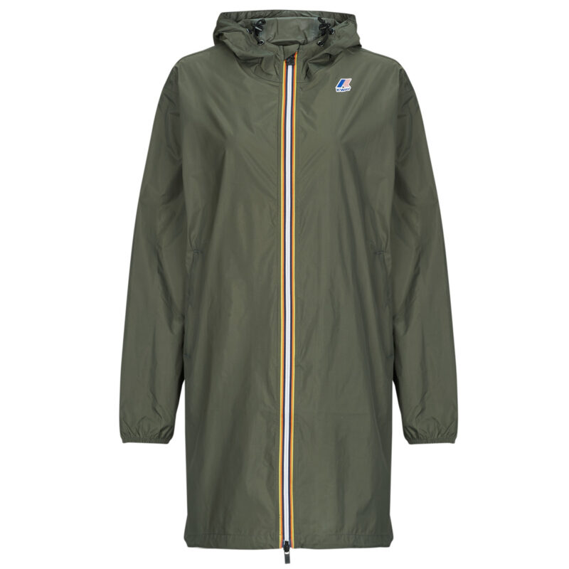 Windjacke K-Way LE VRAI 4.0 EIFFEL EAST 100% NYLON RECYCELTE Khaki Herren-Windjacke - 1