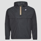Windjacke K-Way LE VRAI 4.0 LEON EAST Schwarze Windjacke Herren - 1