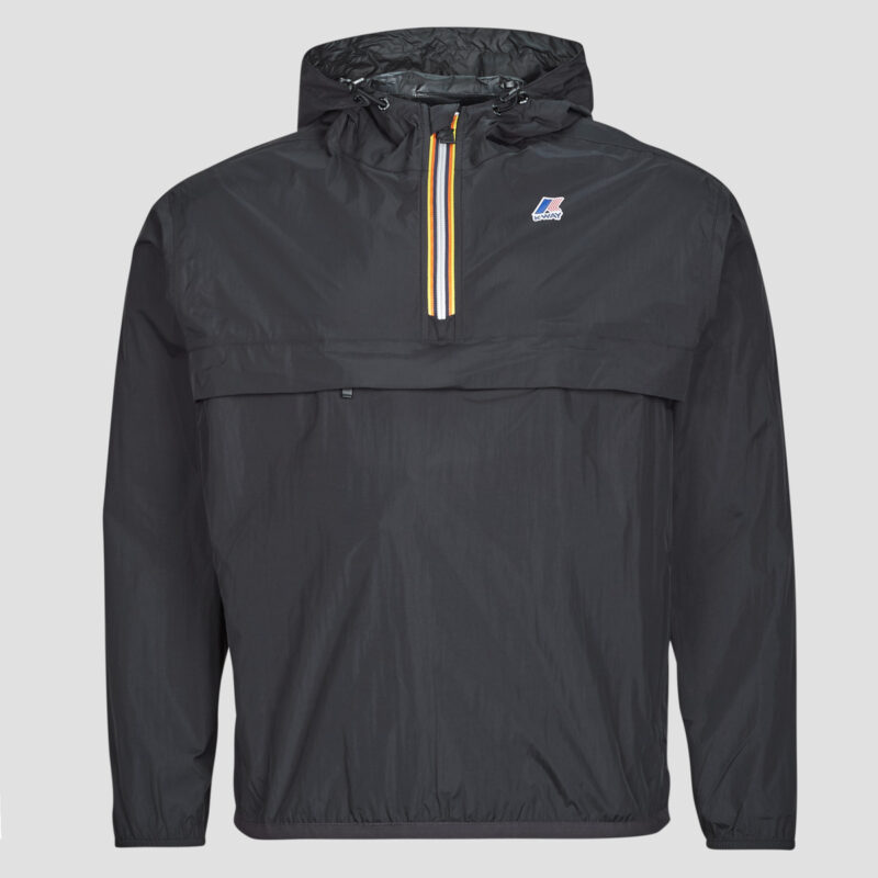 Windjacke K-Way LE VRAI 4.0 LEON EAST Schwarze Windjacke Herren - 1