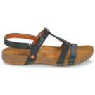 Art I BREATHE Black Low Sandals Women - 2