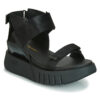 United nude DELTA RUN Nero Sandali con zeppa Donna