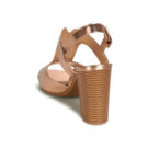 Moony Mood Sandales &agrave; talons dor&eacute;s JALILIA pour femmes - Pointure 5