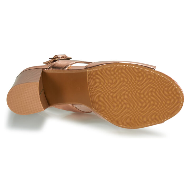 Moony Mood Sandales &agrave; talons dor&eacute;s JALILIA pour femmes - Pointure 7