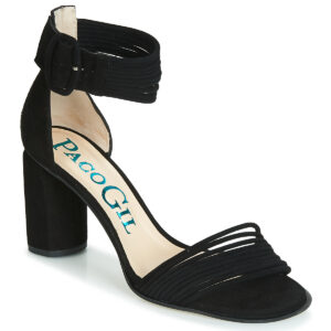 Paco Gil BALI Nero Sandali con tacco Donna