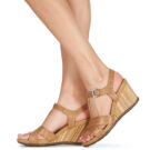 Geox Sandales compens&eacute;es pour femmes DOROTHA E - Pointure 8