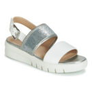 Geox Sandales compens&eacute;es blanches WIMBLEY SAND pour femmes - 1