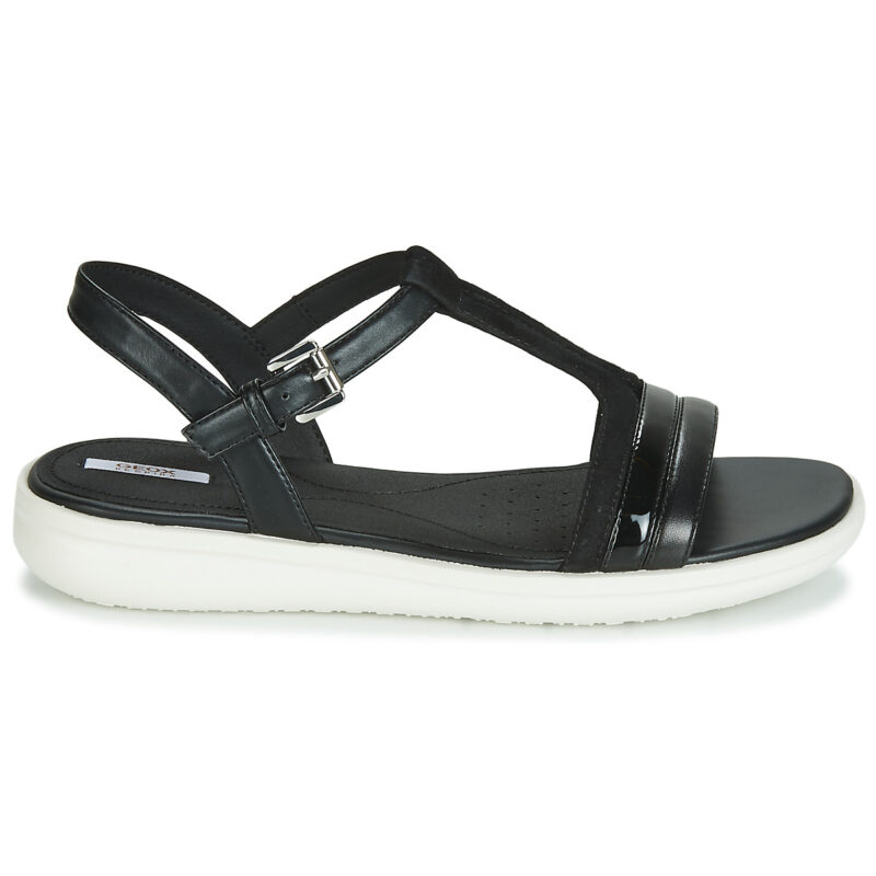 Geox JEARL SAND B Black Flat Sandals Women - 2