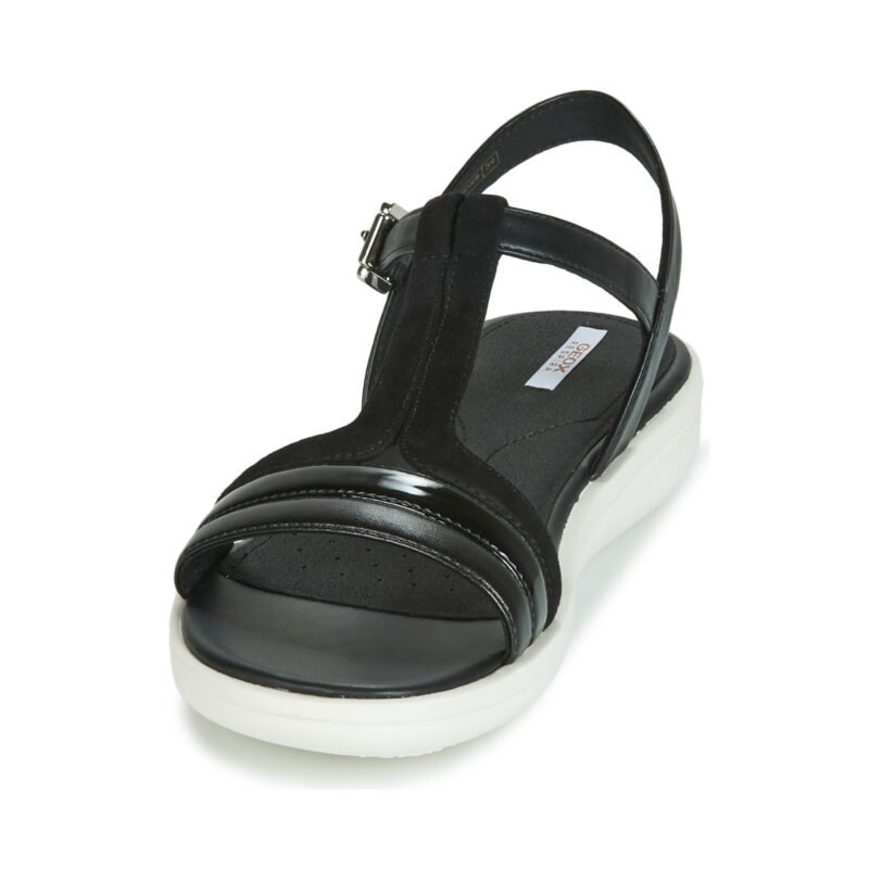 Geox JEARL SAND B Black Flat Sandals Women - 3