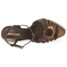 Roberto Cavalli QDS627-PM027 Gold Heeled Sandals Women - 6