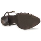 Roberto Cavalli QDS627-PM027 Gold Heeled Sandals Women - 7