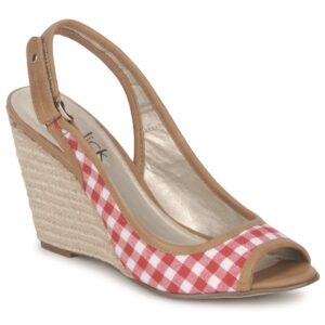 StylistClick INES Beige Sandali con zeppa Donna