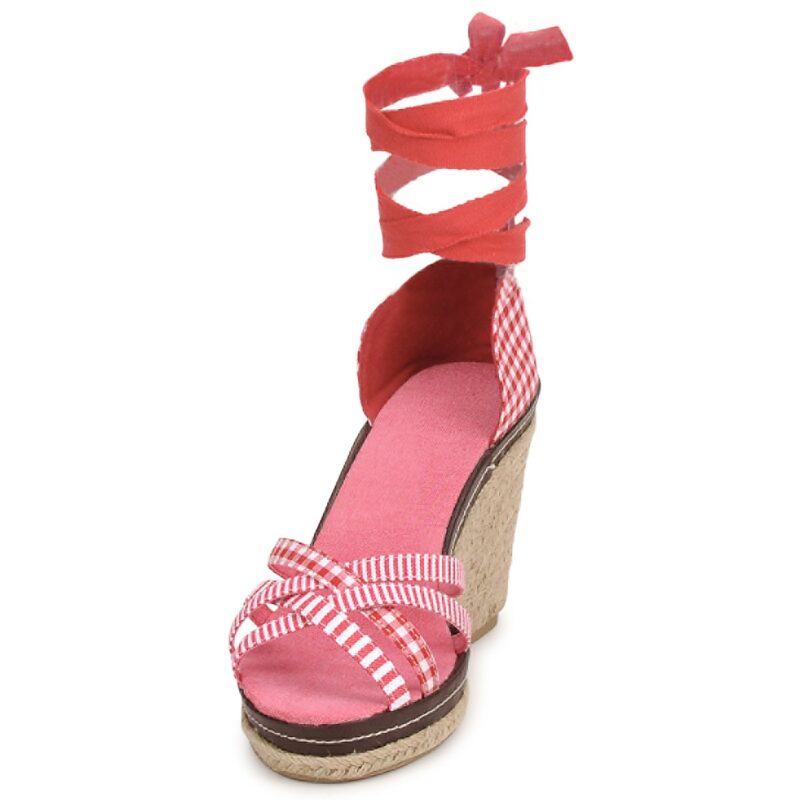 StylistClick ANGELA Rosso Sandali con zeppa Donna - 3