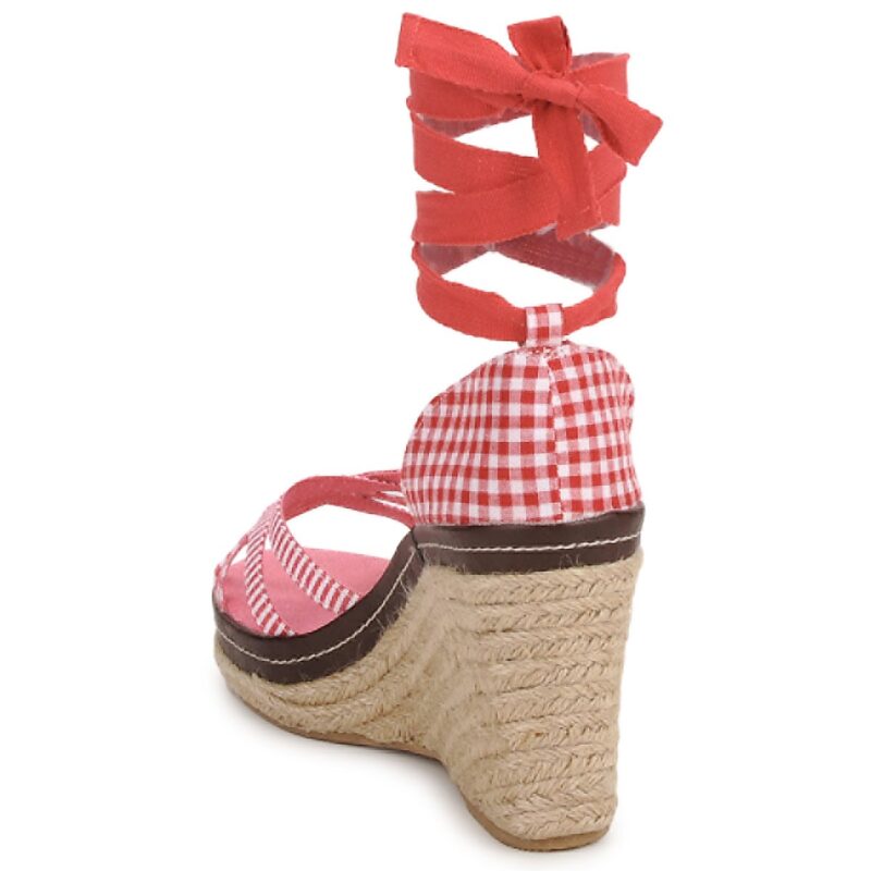 StylistClick ANGELA Rosso Sandali con zeppa Donna - 5