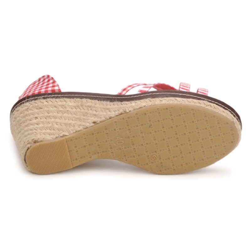 StylistClick ANGELA Rosso Sandali con zeppa Donna - 7