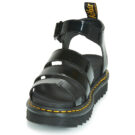 Dr. Martens BLAIRE BLACK PATENT LAMPER Nero Sandali con zeppa Donna - 3