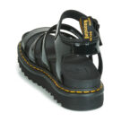 Dr. Martens BLAIRE BLACK PATENT LAMPER Nero Sandali con zeppa Donna - 5