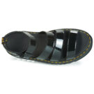 Dr. Martens BLAIRE BLACK PATENT LAMPER Nero Sandali con zeppa Donna - 6