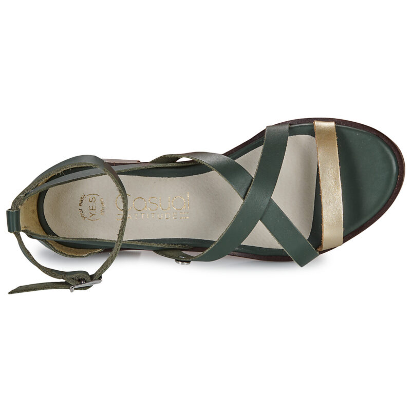 Casual Attitude COUTIL Verde Sandali con tacco Donna - 6