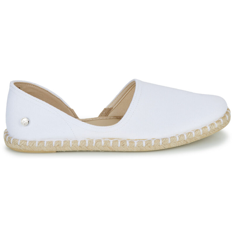 Casual Attitude JALAYIVE Wei&szlig;e flache Sandalen f&uuml;r Damen - Gr&ouml;&szlig;e 2