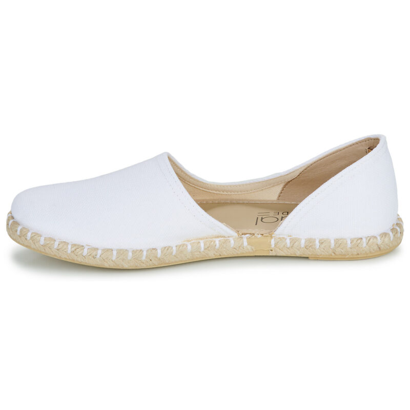 Casual Attitude JALAYIVE Wei&szlig;e flache Sandalen f&uuml;r Damen - Gr&ouml;&szlig;e 4