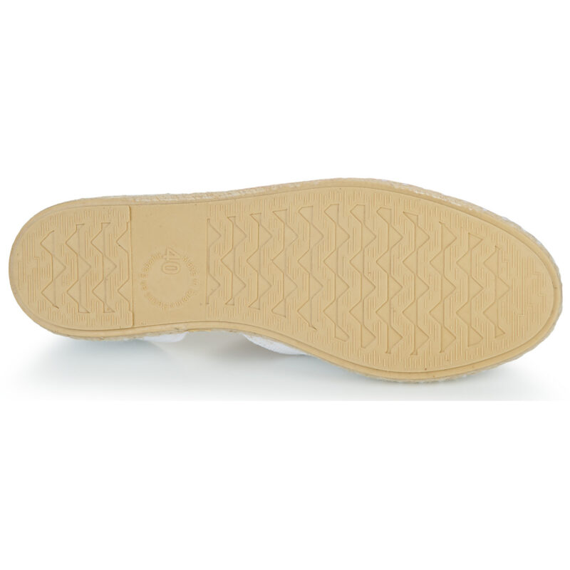 Casual Attitude JALAYIVE Wei&szlig;e flache Sandalen f&uuml;r Damen - Gr&ouml;&szlig;e 7