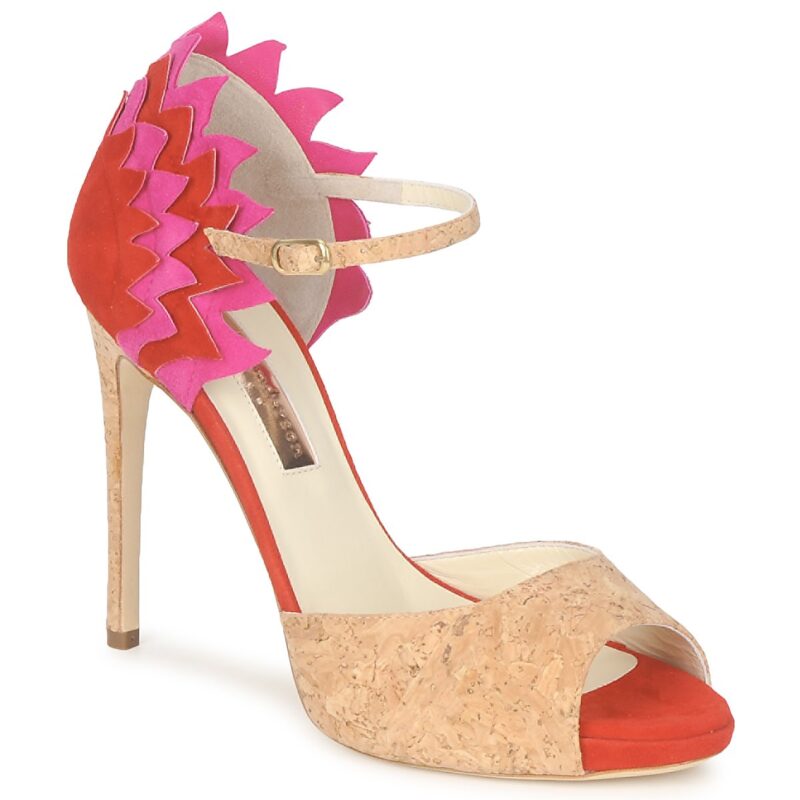 Rupert Sanderson FLAMANTE Beige Sandalen mit Absatz f&uuml;r Damen - Gr&ouml;&szlig;e 1