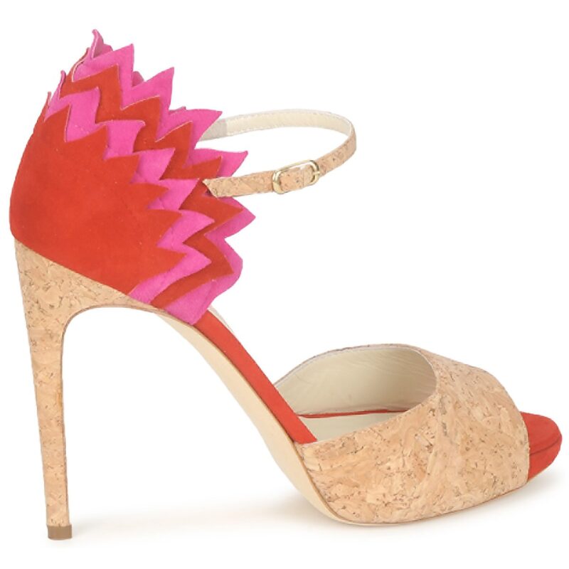 Rupert Sanderson FLAMANTE Beige Sandalen mit Absatz f&uuml;r Damen - Gr&ouml;&szlig;e 2