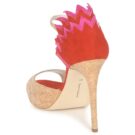 Rupert Sanderson FLAMANTE Beige Sandalen mit Absatz f&uuml;r Damen - Gr&ouml;&szlig;e 5