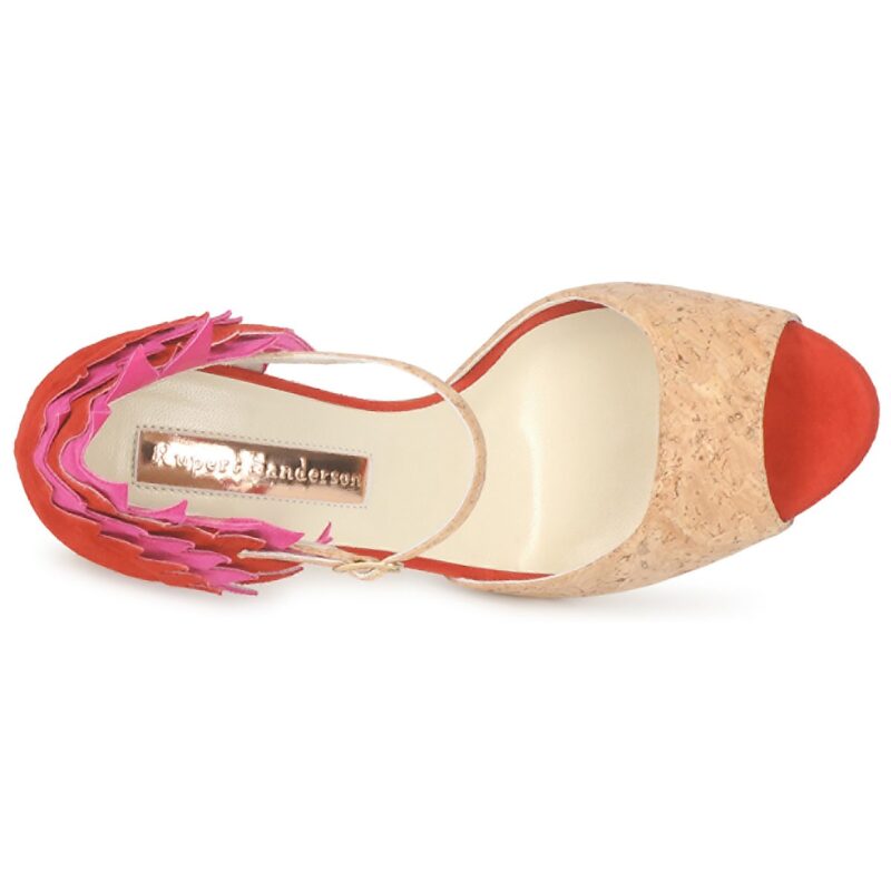 Rupert Sanderson FLAMANTE Beige Sandalen mit Absatz f&uuml;r Damen - Gr&ouml;&szlig;e 6