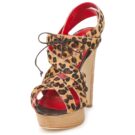 Sandalias de tac&oacute;n marrones para mujer Rupert Sanderson BRISE - 3