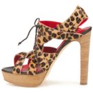 Sandalias de tac&oacute;n marrones para mujer Rupert Sanderson BRISE - 4