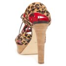 Sandalias de tac&oacute;n marrones para mujer Rupert Sanderson BRISE - 5