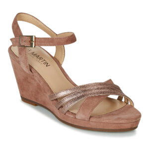JB Martin QUOLIDAYS Marrone Sandali con zeppa Donna