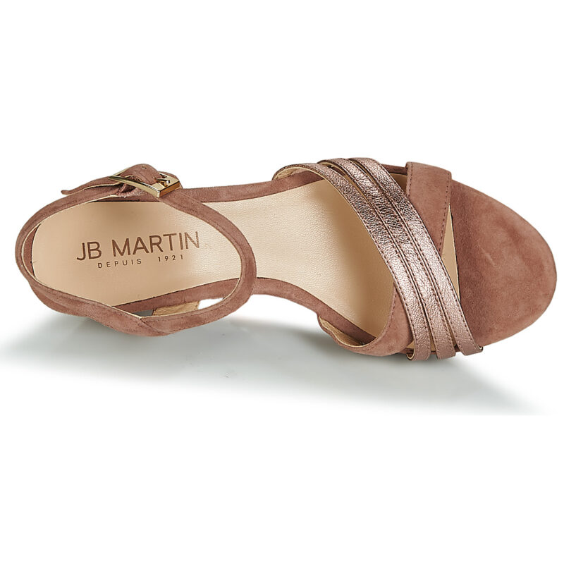 JB Martin QUOLIDAYS Marrone Sandali con zeppa Donna - 6