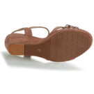 JB Martin QUOLIDAYS Marrone Sandali con zeppa Donna - 7