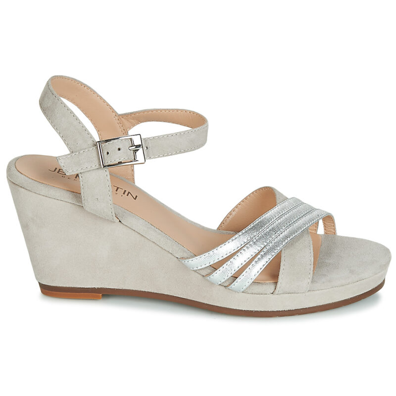JB Martin QUOLIDAYS Grigio Sandali con zeppa Donna - 2