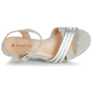 JB Martin QUOLIDAYS Grigio Sandali con zeppa Donna - 6