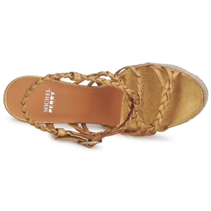 Michel Perry 12716 Oro Sandali con tacco Donna - 6