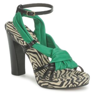 Michel Perry 12709 Verde Sandali con tacco Donna