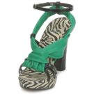 Michel Perry 12709 Verde Sandali con tacco Donna - 3
