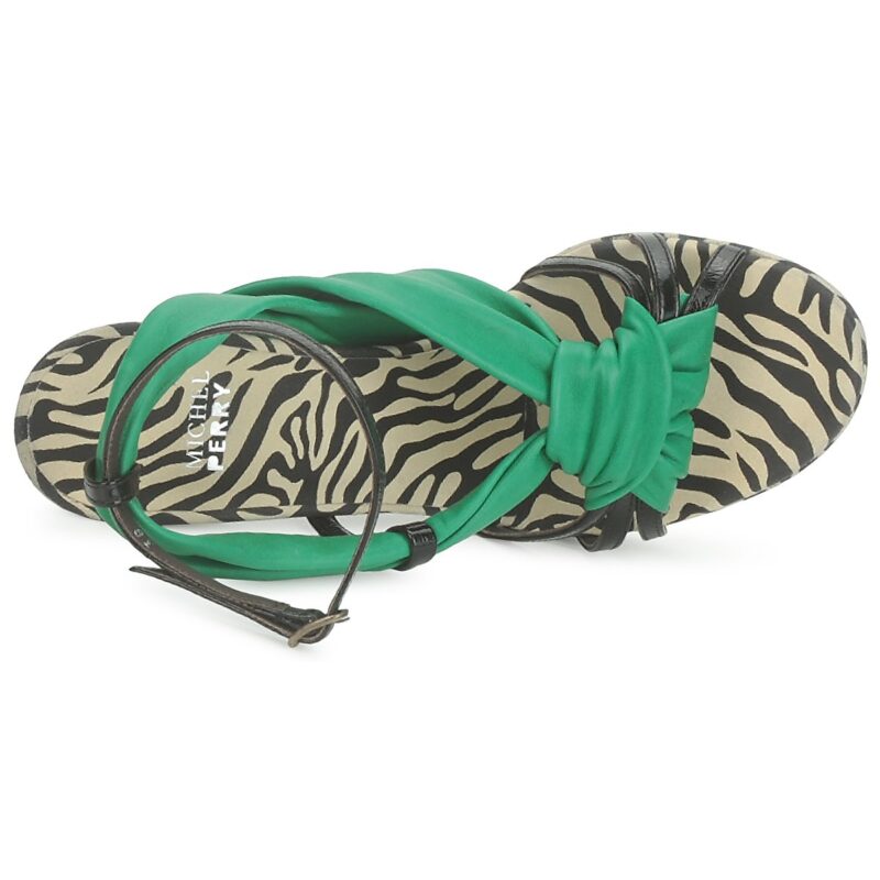 Michel Perry 12709 Verde Sandali con tacco Donna - 6