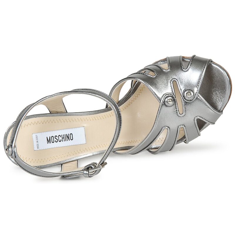 Moschino MA1604 Argento Sandali con tacco Donna - 6